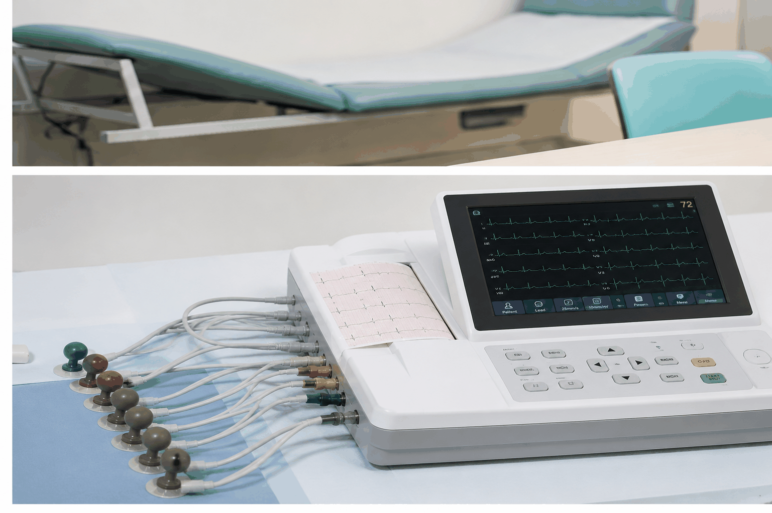 EKG în cabinet medical din Târgoviște